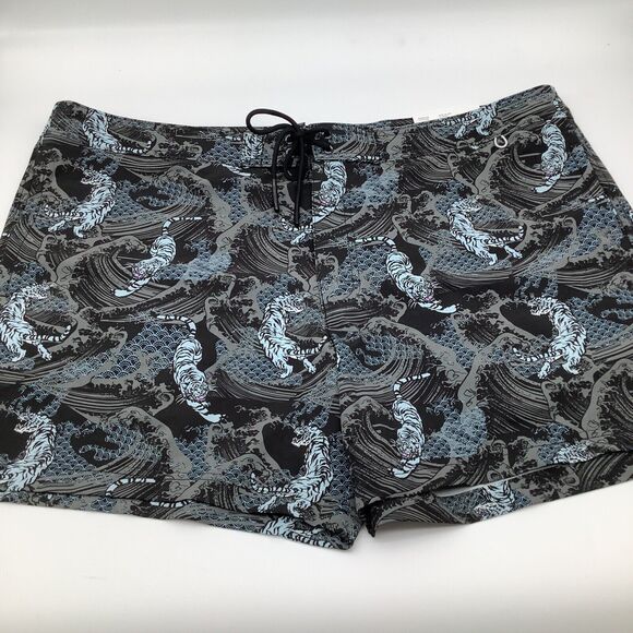 AE American Eagle Mens AE Naito Board Shorts‎ Tigers Size XXL NWT - Picture 1 of 11